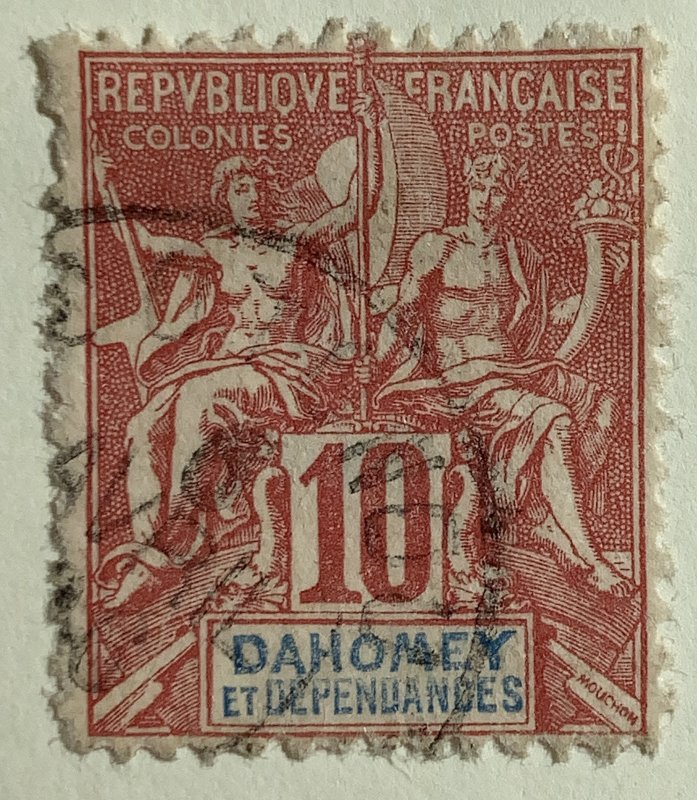 AlexStamps DAHOMEY #5 XF Used 