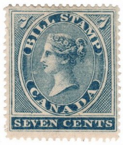 (I.B) Canada Revenue : Bill Stamp 7c (1864)