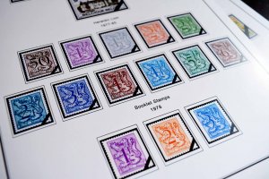 COLOR PRINTED BELGIUM 1976-1999 STAMP ALBUM PAGES (94 illustrated pages)