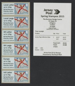 Jersey 2015 - Post & Go - Spring Stampex / February 2015 o/p B2GB15 JE01