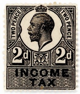 (I.B) George V Revenue : Income Tax 2d (1934)