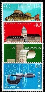 SCHWEIZ SWITZERLAND [1983] MiNr 1245-48 ( **/mnh )