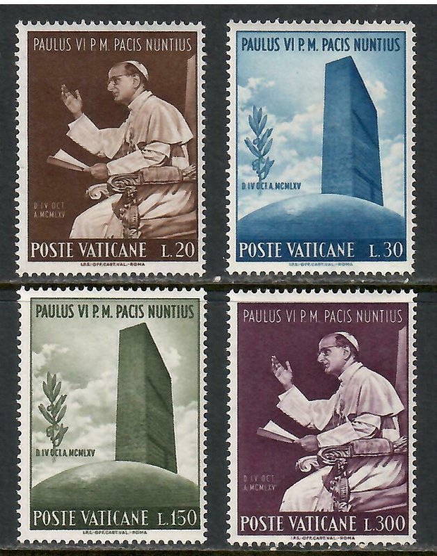 Vatican City # 416 - 419 , Pope Paul VI , F-VF OG NH - I Combine S/H