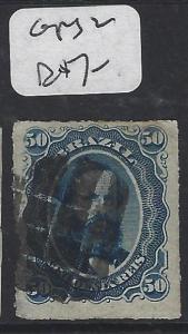   BRAZIL (PP1702B) DOM PEDRO 50R SC 63   CORK   CANCEL  VFU   COPY 2