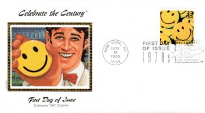 #3189m Smiley Face Colorano FDC