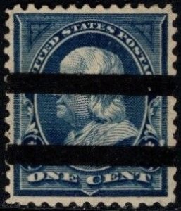 1898 US Scott #- 279 1 Cent Benjamin Franklin Silent Precancel Used