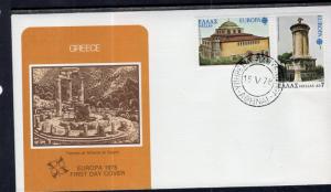 Greece 1255-1256 Europa Fleetwood U/A FDC