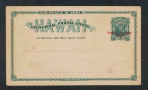 UNITED STATES (US) HAWAII UX7 UNUSED POSTAL CARD