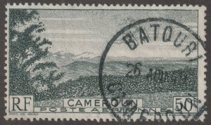 Cameroun, stamp, Scott#c26,  used, hinged,  50 cents,  airmail