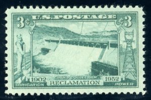 US Stamp #1009 Reclamation Coulee Dam 3c - PSE Cert - SUP 98 - MNH - SMQ $110.00