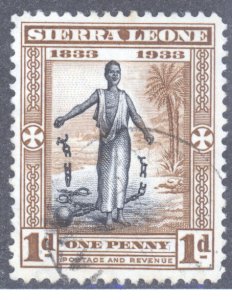 Sierra Leone, Scott #154, Used