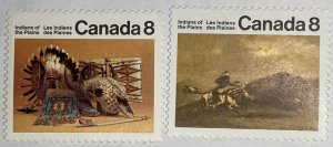 CANADA 1972 #562-563 Plains Indians - MNH