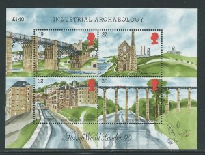 Great Britain 1989, Industrial Archaeology MNH Sheet # 1284