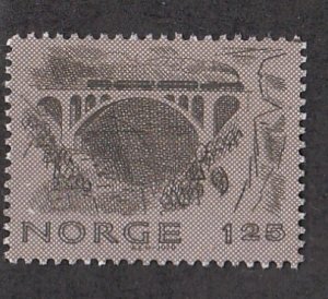 Norway # 750, Kylling Railroad Bridge, Used,
