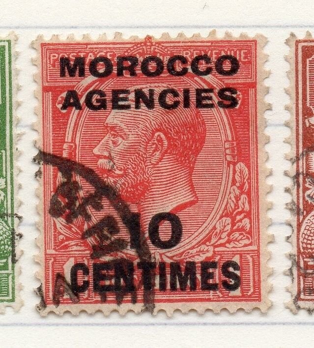 Morocco Agencies 1935-37 Early Issue Fine Used 10c. Surcharged 205786