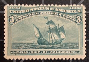 US Stamps-SC# 232 - Columbus  - MNH  - CV = $97.50