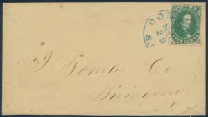 CSA #1 ON NICE CLEAN COVER WITH COLUMBIA, S.C. CDS BQ9707