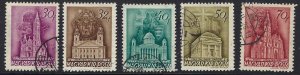 Hungary 546-50 used BIN $2.50