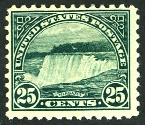 U.S. #568 MINT OG HR