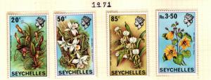 Seychelles Scott 280-283 MNH** Flower set