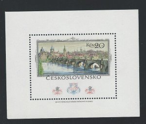 Czechoslovakia souvenir sheet mnh sc 2196