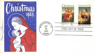 2063 20c CHRISTMAS 1983 - Gamm cachet - combo