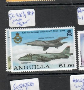 ANGUILLA (P2808B)  AIRPLANES   SC  983, 986        MNH 