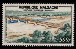 Madagascar Scott C66 MH* Airmail bridge stamp