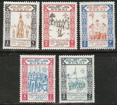 DUBAI Scott 28-35 MH* Jamboree set 1963