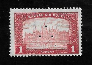 Hungary 1917 - U - 3 Dot - Scott #122