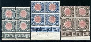 HERRICKSTAMP ITALY Sc.# 130-32 1971 Fresh Blocks NH