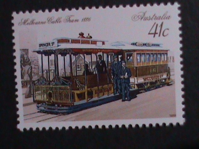 ​AUSTRALIA-1989 SC #1154-8  STREET CARS OF AUSTRALIA  MNH-VERY FINE