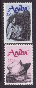 Aruba-Sc#73-4- id5-unused NH set-Aruban Handicrafts-1991-