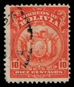 Bolivia #121 Coat of Arms; Used (0.30)