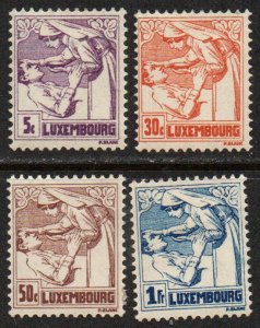 Luxembourg Sc #B11-B14 Mint Hinged