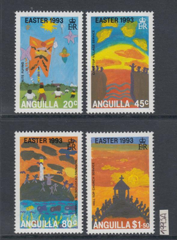 XG-AI839 Anguilla - easter, 1993 children Gemälde MNH set