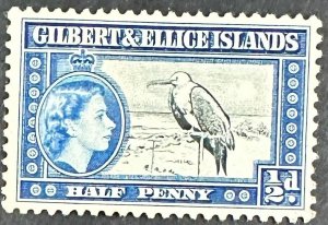 Gilbert & Ellice Island #64 Used VF - 1/2d Bird [U7.8.1]