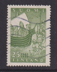 Finland    #328  used  1955 arrival of Bishop  25m