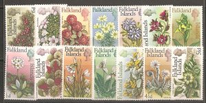 Falkland Islands SC 166-79 MNH