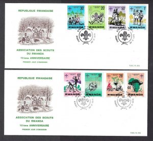 1978 Boy Scouts Rwanda 10th anniversary FDC