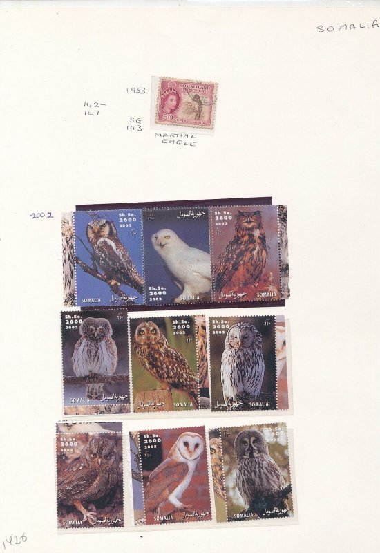 SOMALIA Sahara San Marino Sharjah Albania BIRDS MNH MH Used (Apx 120+) AGA044