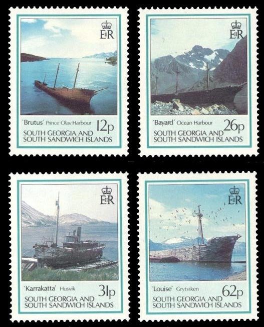 South Georgia 1990 Scott #145-148 Mint Never Hinged