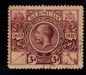 BERMUDA Scott 76 Used KGV stamp