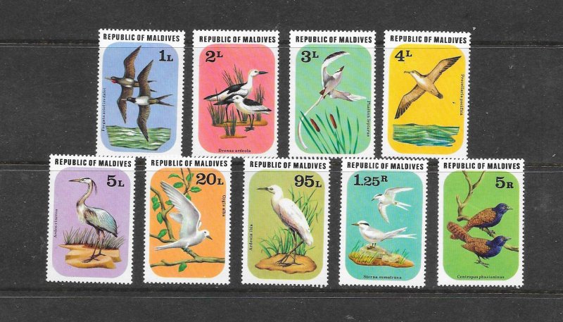 BIRDS - MALDIVES #691-99   MNH