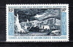 French Southern & Antarctic Territory Sc C7 NH Discovery of Adelie Isl - 1965