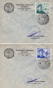 Chile 1967 XXI Antarctic Campaign Signed by the Commander Base O'Higgins