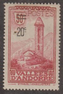 Andorra - French - Scott #64 Stamp - Mint Single