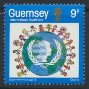 Guernsey  SG 338  SC# 316 Youth Year Mint Never Hinged see scan 