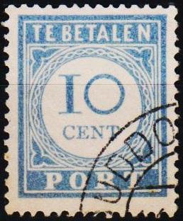 Netherlands. 1912 10c S.G.D241 Fine Used