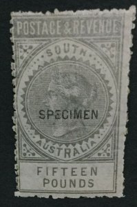 MOMEN: SOUTH AUSTRALIA SC #92s SPECIMEN MINT OG H LOT #191481-731